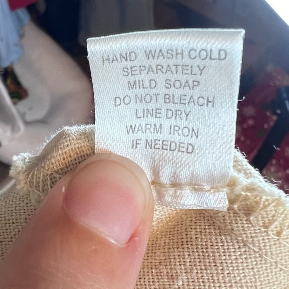 For Cynthia Linen Blend Handkerchief Hem Dress - Picture 7 of 7